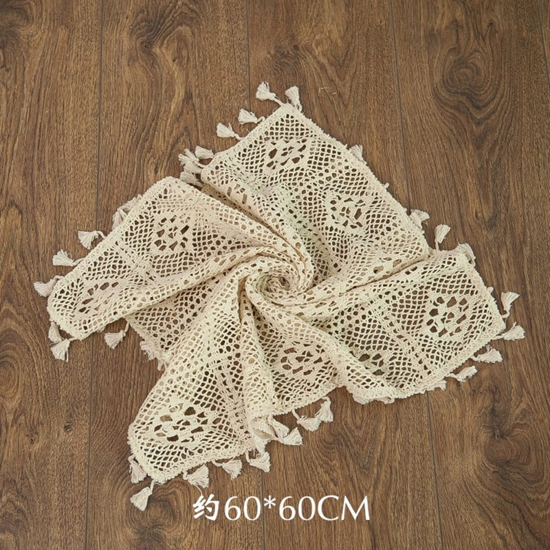 Honra Baby Photoshoots Props Blanket Newborn Photography Crochet Rug Photo