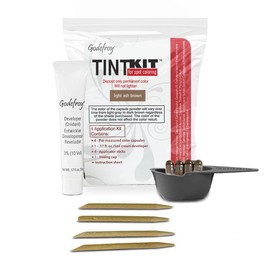 Godefroy Hair Color Kit for Spot Coloring, Covers Up Gray Hairs, Light Ash Brown, 4-Application Kit, Pack of 1