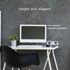 DuDuZui 10PCS Desk Grommet, 25mm Desk Cable Grommet Desk Cable Hole Covers Organize Office and Home Table Cable (White,25mm)