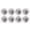 16Pcs 3D Printer Polycarbonate Pulley Transparent Rustproof Robust Bearing Pulley