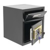 1.8 Cub Security Biometric Safe Box for Business,Fingerprint Safe with