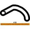 Subaru Coolant Tank Hose - 45162AG02B
