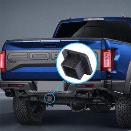 Xiaren 2 Inch Tri-Color 3 Color Logo Trailer Hitch Tube Cover Plug Cap, Rubber Receiver Tube Hitch Plug Fit for Toyota Car Accessories, Yellow Orange Red Hill