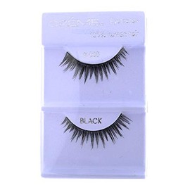 12 Pairs Crème 100% Human Hair Natural False Eyelash Extensions #600
