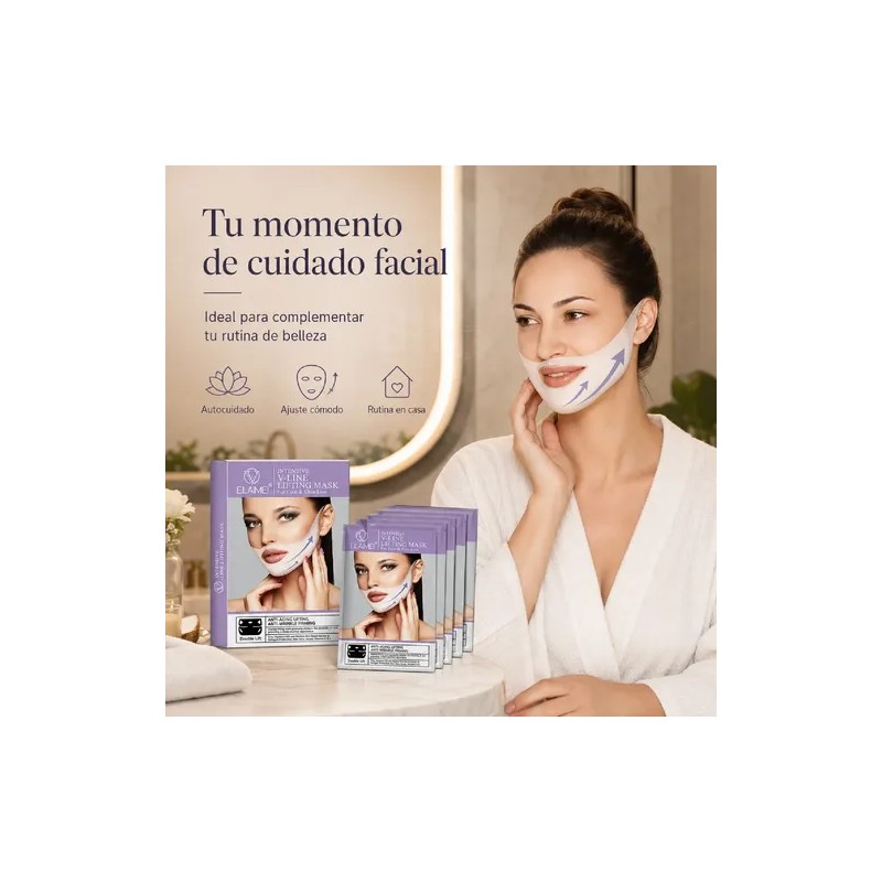4 Mascarilla Lifting V-line Intensiva Reafirma Y Levanta