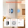 VEVOR Room to Room Fan, Two-Way Airflow Through-the-Wall Fan 8"