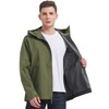 WICKHAM Men's High-performance Rain Jacket Outdoor Waterproof Windproof Coat fully