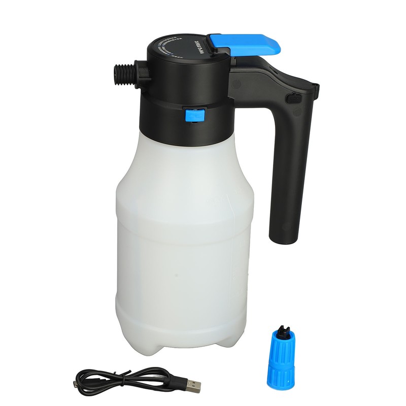 Electric Car Wash Foam Watering Can Automatic Spray Handheld High