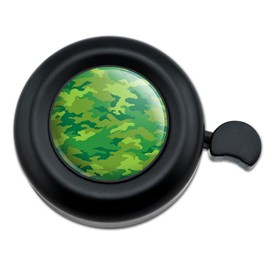 GRAPHICS & MORE Camouflage Print Green Bicycle Handlebar Bike Bell
