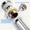 Bathroom Sink Pop Up Drain Kit Vessel Push Button Drain