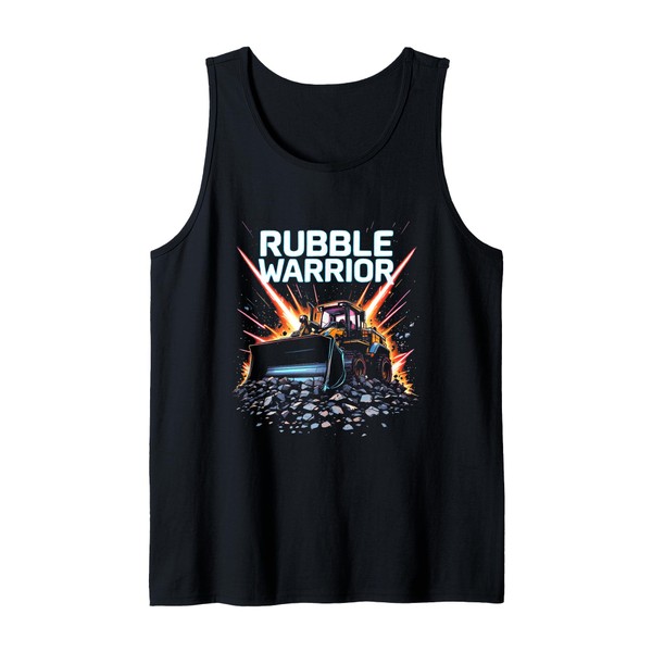 Wheel Loader Operator Construction Worker Earth Mover Lover Tank Top