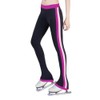 NY2 SPORTSWEAR Figure Skating Practice Pants with Side Stripe Fuchsia/Two