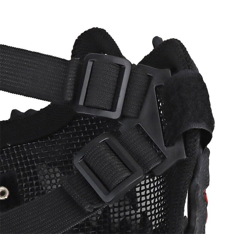 Bulldog Airsoft Half Face Fangs Mask Breathable Protection Mesh Airsoft