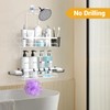 AKTECKE Shower Caddy Hanging Bathroom Organizer: Rustproof Shelf for Inside