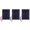 3pcs DC4V 150mA Solar Panel Cell Power Module Polycrystalline Silicon