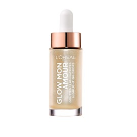 L’Oreal Paris Highlighting Drops, Glow Mon Amour Sparkling Love, Natural and Luminous, Liquid Formula with Nourishing Coconut Oil