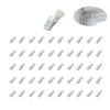 Ceeyoll Pack of 50 curtain clips, 32 mm metal curtain