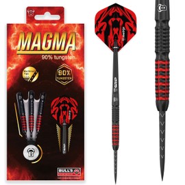 Bull's Magma Dart, Black/Red, 23 g