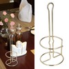 Tissue Reserve Holder Electroplating Bright Vertical Style Gold Iron Easy