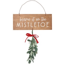 Blame It On The Mistletoe Hanging Decor