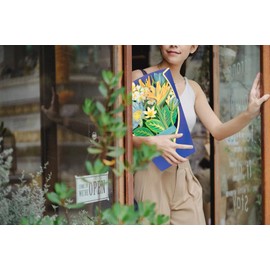 Fondersy Paper Pop Up Cards, 12 Inch Strelitzia Reginae Forever Flower Bouquet 3D Popup Greeting Cards with Note Cards and Envelopes for Birthday Gift Cards and Holiday Greeting Cards