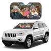 Funny Windshield Sun Shade Foldable Sunshade for Car Windshield Covers