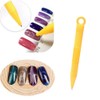 8 Pieces Nail Magnet Tool Set, Double-head Flower Design Nail