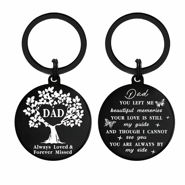 Viayen Bereavement Gifts for Loss of Father- Memorial Keyring for