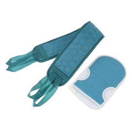 Baluue Multi-function Back Shower Gloves Bath Towel Set Exfoliating Body Brush Massager