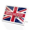 Classic Rectangle Magnet with Stand - Manchester England Flag Circle