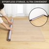 2'x10' Vinyl Runner Rug for Hallway, Clear Waterproof Kitchen Mat