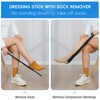 36 Inch Adjustable Long Handled Shoe Horn - Dressing Stick