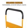 LEADALLWAY Foldable Push Cart Platform Cart 330lbs Capacity 4 Wheels