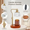 Candle Warmer Lamp with Timer, Candle Warmer with Dimmer Adjustable