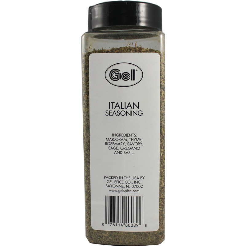 GEL Brand Gourmet Italian Seasoning 5 oz Family Size Jar