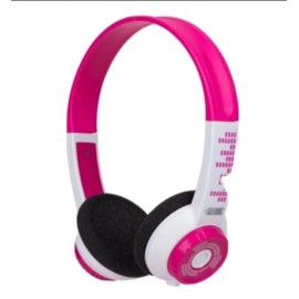 Future Sound Lab FSL Protec Kid Child Safe Headphones with Adjustable Volume Limiting Dial - PINK