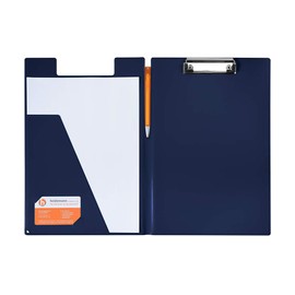 Heidemann 11100000 Folding Clipboard Folder DIN A4 Plus (Dark Blue)