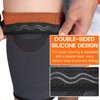 Beugo Thigh Compression Sleeve (1 Pair), Breathable Elastic Hamstring Compression