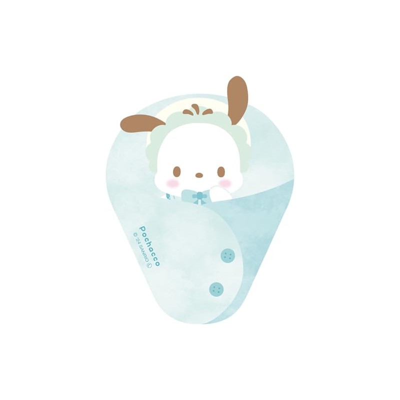 Tees Factory 227945 Sanrio Pocacco Swaddle Memo Card