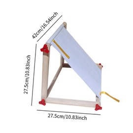 SM SunniMix Cross Stitch Frame Embroidery Table Stand Wooden Cross Stitch Hoop Stand for Studio Office Quilting Cross Stitch Needlework , PP Nut
