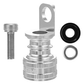 CORHAD 1set Folding Bike Pedal Quick Release Buckle Pedal Parts for Easy Removal Lightweight and Portable Design for Road Bike Conversion