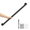 2FT Black Industrial Iron Hand Railing, Wall Support Handle for