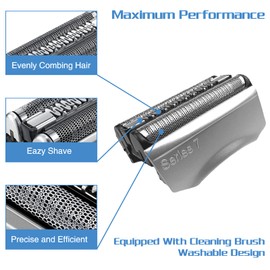 Shaving Head for Braun Series 7, S7 Replacement Head 70S for Braun S7 Replacement Shaving Head for Braun Replacement Shaver Part Compatible with Razor Men Series 7 799cc 795cc 760cc 750cc 735s 730