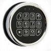 MOUNT Gun Safe Lock Replacement Electronic Chrome Keypad with Swing
