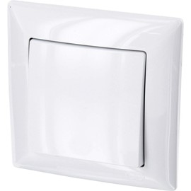 Recessed Socket – All-in-One – frame with flush-mounted insert + cover (Series G1 pure white)