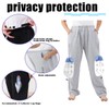 Lmaray Catheter Leg Pants Hold 2 Larger Urine Bags -