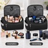 Waterproof Travel Makeup Bag for Toiletries and Cosmetics – Portable