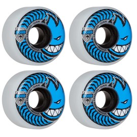 Spitfire Skateboard Wheels 56mm 80HD Conical Full Clear with ABEC 5 Bearings