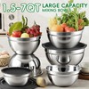 WEPSEN Mixing Bowls Set, 27PCS Stainless Steel Mixing Bowl with