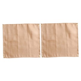 KONTONTY Emergency Blanket 2pcs Fireproof Mat Camping Blankets Fiberglass Heat Insulation Pad